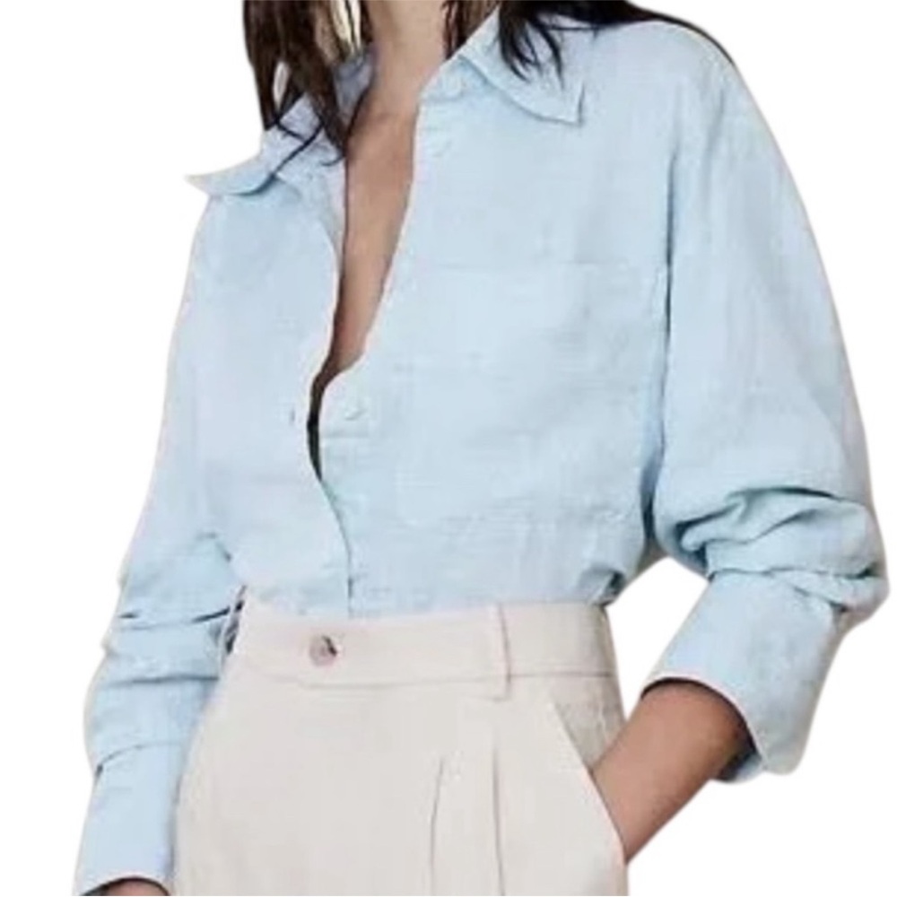 Banana Republic Linen Button Up